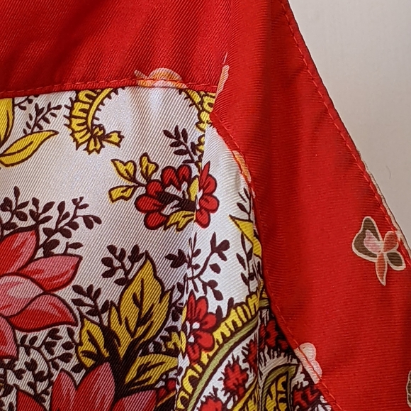 100% Silk Vintage Tank Top Flower Paisley Print - Picture 3 of 15